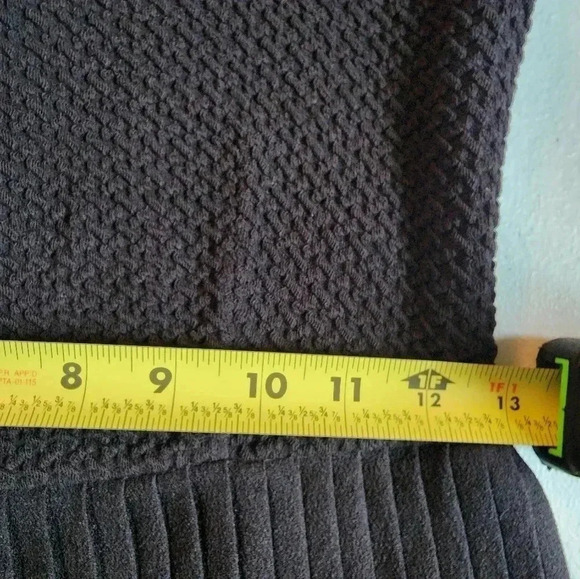 Ganni Fulton Pleated Black Dress Size XS - Picture 11 of 15